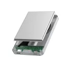 Powerbank Urban Vitamin, 2610E18024, 5000 mAh, 15 W, USB-C, 10.2x6.6x0.9 cm, Aluminiu, Argintiu
