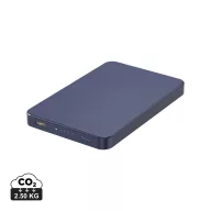   Powerbank Urban Vitamin, 2610E18022, 5000 mAh, 15 W, USB-C, 10.2x6.6x0.9 cm, Aluminiu, Albastru