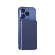   Powerbank Urban Vitamin, 2610E18022, 5000 mAh, 15 W, USB-C, 10.2x6.6x0.9 cm, Aluminiu, Albastru