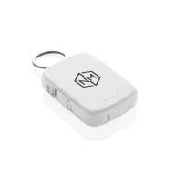   Powerbank Everestus, 2610E17998, 2000 mAh, USB-C, 5x1.5x7 cm, ABS, Alb