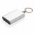 Acumulator extern Powerbank breloc 1000 mAh, Everestus, BC, aluminiu, abs, argintiu