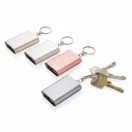 Acumulator extern Powerbank breloc 1000 mAh, Everestus, BC, aluminiu, abs, argintiu