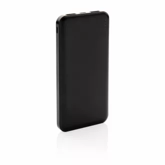 High Density 10.000 mAh Pocket Powerbank, black ABS black