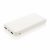 High Density 10.000 mAh Pocket Powerbank, white ABS white