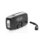 Radio pentru situatii de urgenta, 2509E17302, Everestus, 13.6x5x6.5 cm, ABS, Negru