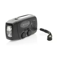   Radio pentru situatii de urgenta, 2509E17302, Everestus, 13.6x5x6.5 cm, ABS, Negru