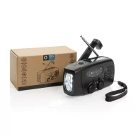   Radio pentru situatii de urgenta, 2509E17302, Everestus, 13.6x5x6.5 cm, ABS, Negru