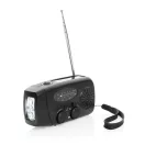 Radio pentru situatii de urgenta, 2509E17302, Everestus, 13.6x5x6.5 cm, ABS, Negru