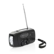   Radio pentru situatii de urgenta, 2509E17302, Everestus, 13.6x5x6.5 cm, ABS, Negru