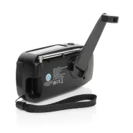   Radio pentru situatii de urgenta, 2509E17302, Everestus, 13.6x5x6.5 cm, ABS, Negru