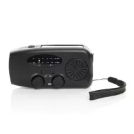   Radio pentru situatii de urgenta, 2509E17302, Everestus, 13.6x5x6.5 cm, ABS, Negru