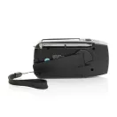 Radio pentru situatii de urgenta, 2509E17302, Everestus, 13.6x5x6.5 cm, ABS, Negru