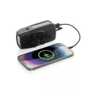 Radio pentru situatii de urgenta, 2509E17302, Everestus, 13.6x5x6.5 cm, ABS, Negru