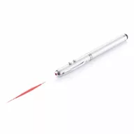   Pix 4-in-1 cu indicator laser, stylus si lanterna, Everestus, ILE09, otel inoxidabil, argintiu