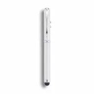   Pix 4-in-1 cu indicator laser, stylus si lanterna, Everestus, ILE09, otel inoxidabil, argintiu
