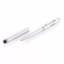 Pix 4-in-1 cu indicator laser, stylus si lanterna, Everestus, ILE09, otel inoxidabil, argintiu