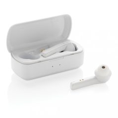  Casti audio Earbuds in cutie, 8.1x3.8x2.9 cm, Everestus, 20SEP0203, ABS, Alb
