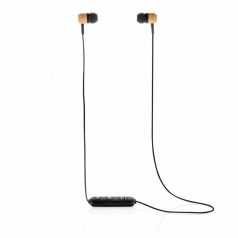 Bamboo wireless earbuds, brown Bamboo brown