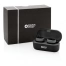 Swiss peak TWS earbuds, black ABS black