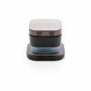 TWS earbuds in wireless charging case, black ABS black