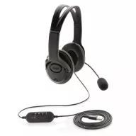   Casti audio cu fir, 21MAR1569, 14.2x7.2x19 cm, Everestus, ABS, Negru
