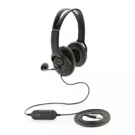   Casti audio cu fir, 21MAR1569, 14.2x7.2x19 cm, Everestus, ABS, Negru