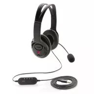   Casti audio cu fir, 21MAR1569, 14.2x7.2x19 cm, Everestus, ABS, Negru