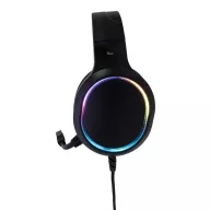   Casti audio gaming, Gaming Hero, 18SEP2843, 21x10x24 cm, ABS, Poliuretan, Negru