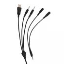 Casti audio gaming, Gaming Hero, 18SEP2843, 21x10x24 cm, ABS, Poliuretan, Negru