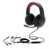   Casti audio gaming, Gaming Hero, 18SEP2843, 21x10x24 cm, ABS, Poliuretan, Negru