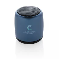   Boxa portabila wireless, 4.5xø3.4 cm, Everestus, 20SEP0351, Metal, ABS, Albastru