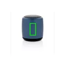 Boxa portabila wireless, 4.5xø3.4 cm, Everestus, 20SEP0351, Metal, ABS, Albastru