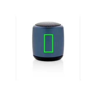   Boxa portabila wireless, 4.5xø3.4 cm, Everestus, 20SEP0351, Metal, ABS, Albastru