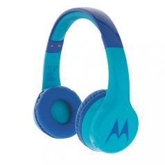   Casti audio wireless JR 300 pentru copii, Motorola, 22FEB1571, 15.6x6.8x16 cm, ABS, Albastru