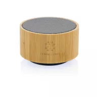   Boxa portabila wireless RCS 3W, Everestus, 42FEB231542, 4.3xØ7.4 cm, Bambus, ABS, Negru