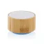 Boxa portabila wireless RCS 3W, Everestus, 42FEB231543, 4.3xØ7.4 cm, Bambus, ABS, Alb