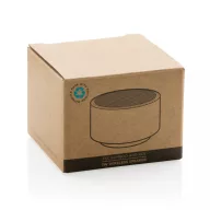   Boxa portabila wireless RCS 3W, Everestus, 42FEB231543, 4.3xØ7.4 cm, Bambus, ABS, Alb