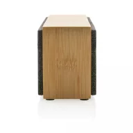   Boxa portabila 10W, XD, 42FEB231525, 24.5x25.7x5.7 cm, Bambus, Maro