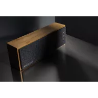   Boxa portabila 10W, XD, 42FEB231525, 24.5x25.7x5.7 cm, Bambus, Maro