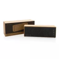   Boxa portabila 10W, XD, 42FEB231525, 24.5x25.7x5.7 cm, Bambus, Maro