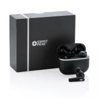  Casti audio earbuds, Swiss Peak, 42FEB230641, 6.2x2.4x5.1 cm, ABS, Negru