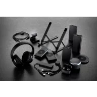   Casti audio wireless, Everestus, 42FEB230644, 18.5x17x8 cm, ABS, Aluminiu, Gri