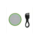 Boxa portabila wireless 3W, Everestus, 42FEB231544, 6.2x6.2x5.2xØ6.2 cm, Pluta, ABS, Maro