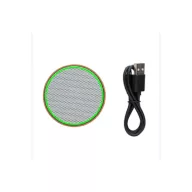   Boxa portabila wireless 3W, Everestus, 42FEB231544, 6.2x6.2x5.2xØ6.2 cm, Pluta, ABS, Maro