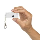 Breloc cu camera foto compacta, XD, 2610E18107, 5.8x2x2.5 cm, ABS, Alb