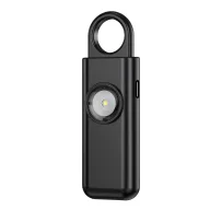   Alarma de urgenta reincarcabila cu functie SOS, Everestus, 2610E18073, 9.6x3x1.5 cm, ABS, Negru