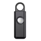 Alarma de urgenta reincarcabila cu functie SOS, Everestus, 2610E18073, 9.6x3x1.5 cm, ABS, Negru