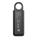 Alarma de urgenta reincarcabila cu functie SOS, Everestus, 2610E18073, 9.6x3x1.5 cm, ABS, Negru