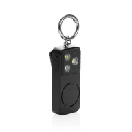   Breloc cu alarma personala reincarcabila prin USB-C, Everestus, 2610E18116, 7.5x3x2.4 cm, ABS, Negru