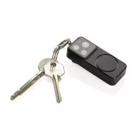   Breloc cu alarma personala reincarcabila prin USB-C, Everestus, 2610E18116, 7.5x3x2.4 cm, ABS, Negru